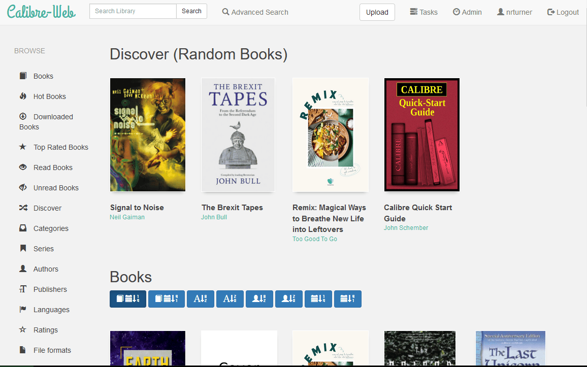 Calibre-Web搭建和基本使用方法